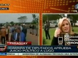 Senado paraguayo inicia sesión por juicio político a Lugo