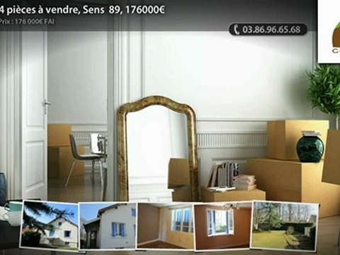 Maison 4 pièces à vendre, Sens 89, 176000€
