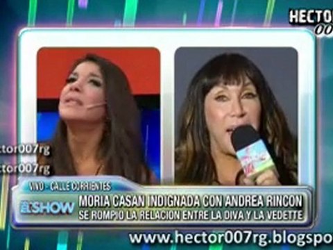 Moria Casan Estafo A Andrea Rincon Movil Este Es El Show