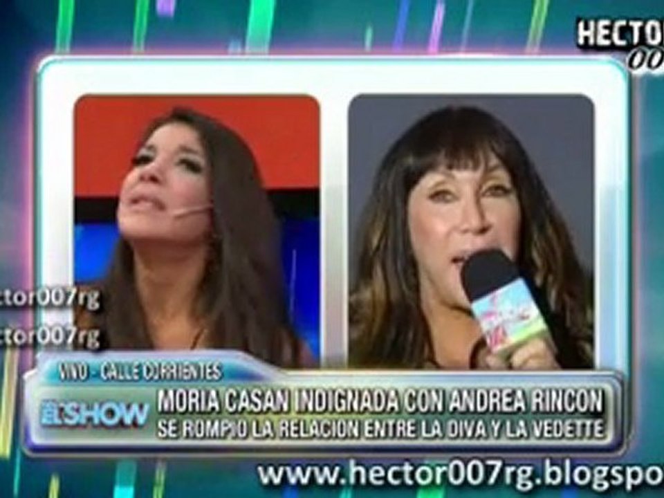 Moria Casan Estafo A Andrea Rincon Movil Este Es El Show