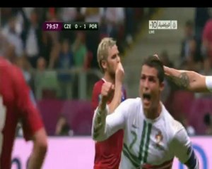 هدف التأهل للبرتغال أمام التشيك
