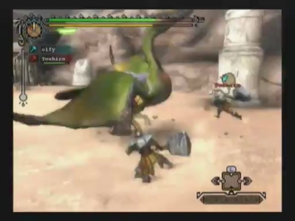 Mh3 - Ownage Qurupeco [Arène] - Double Marteau 2min51