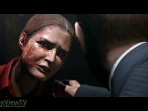 Resident Evil 6 - E3 2012 Leon Gameplay Part 2 of 2 (Campus - Visitor Room) | HD