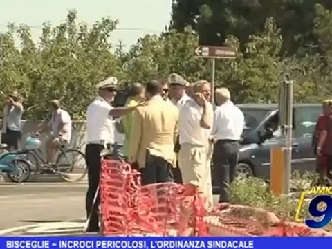 Bisceglie | Incroci pericolosi, l'ordinanza sindacale