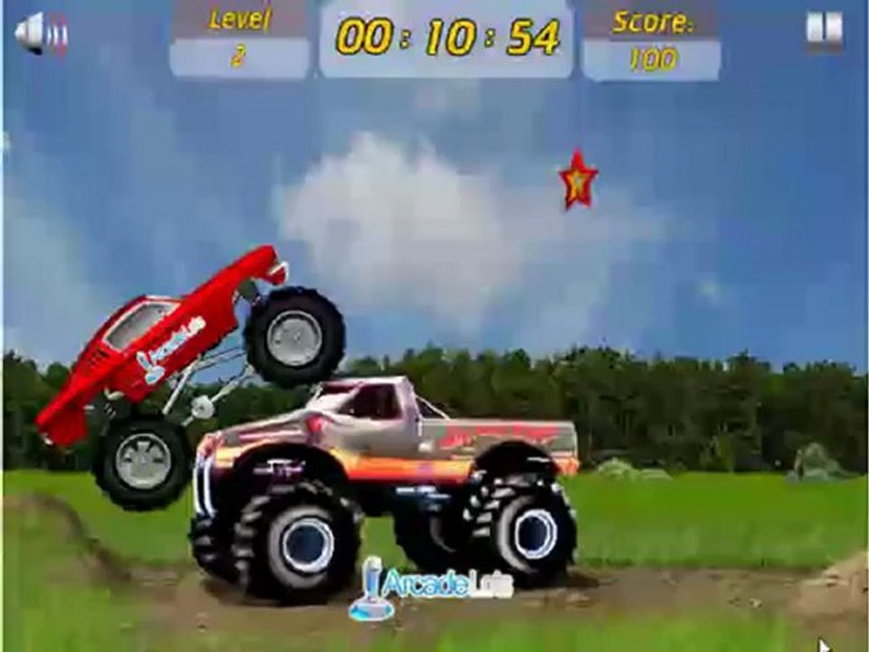 Jogo de carros de Trial Crazy Mustang