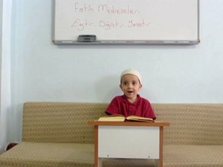 Fatih Medreseleri -  Ankara Şubesi -Ufak Yavrumuzdan İslamın Şartı
