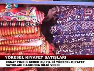 Zilede yöresel kıyafet satışları