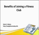 Benefits of Joining a Fitness Club