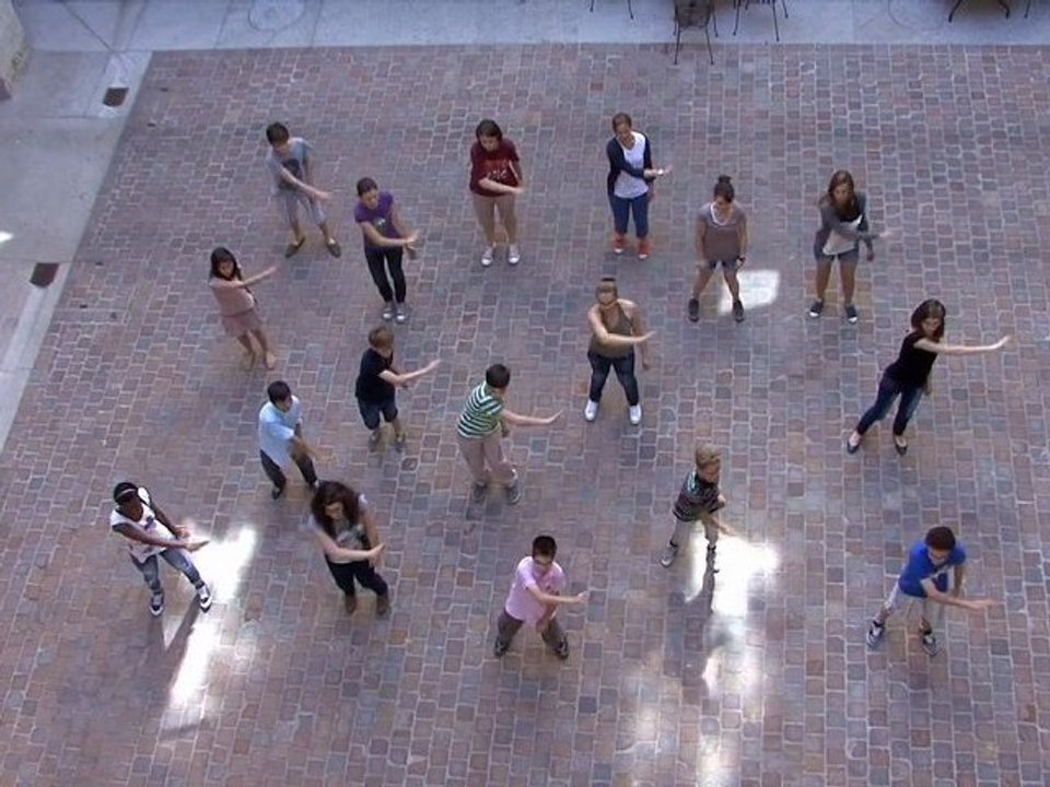 Flash Mob Heureux