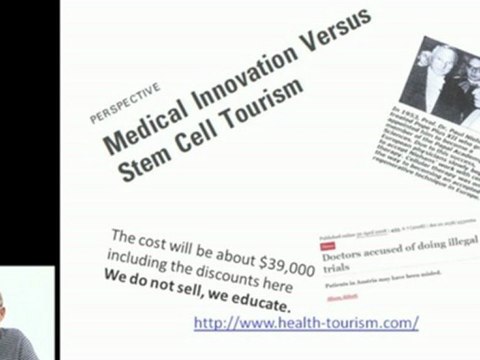 Tourisme médical et traitements à base de cellules souches embryonnaires humaines