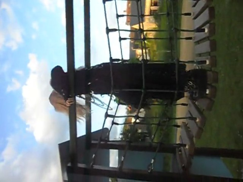 Moi et Era Van Der Stern dans un parc pour enfants