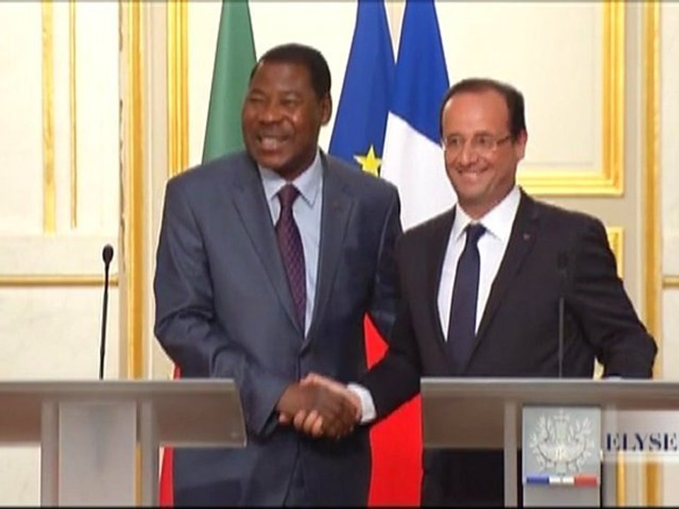 Point de presse du Président avec M. Thomas Boni YAYI