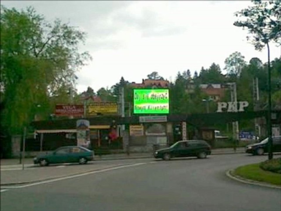EKRAN LED ZAKOPANE, DWORZEC PKP/PKS TEL.782 666 777
