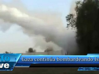 Gaza continúa bombardeando Israel