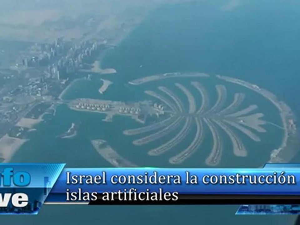 Israel considera la construcción de islas artificiales