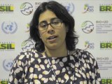 Conférence de Rio+20 : la minute de Rio interview  Anabella Rosenberg, responsable des questions environnementales à la Confédération syndicale internationale