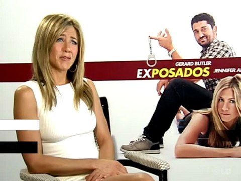 Jennifer Aniston y Gerard Butler hablan de su película Exposados