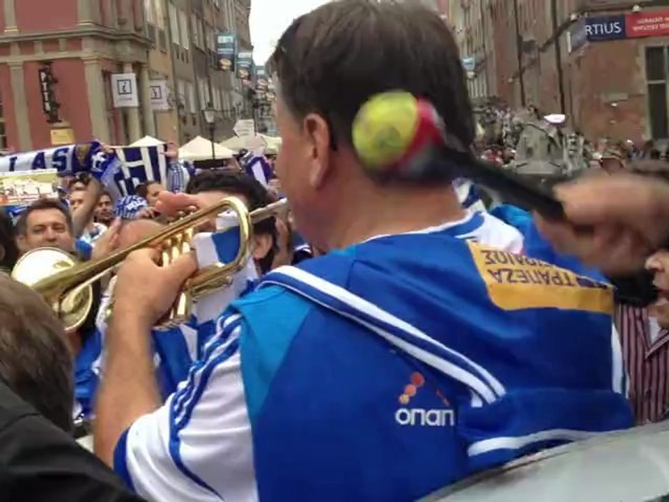 Εθνικός ύμνος Ελλάδας στο κέντρο του Γκντανσκ