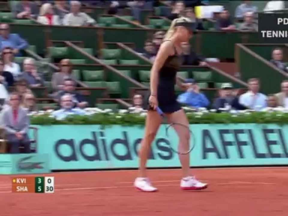 Sharapova vs Kvitova 2012 Highlights