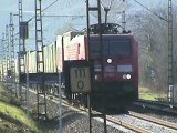 Züge Osterspai, Adria 183 Taurus, Alpha Trains 185, 189, Railion 185, DBAG 185, 101, 2x 427, 428