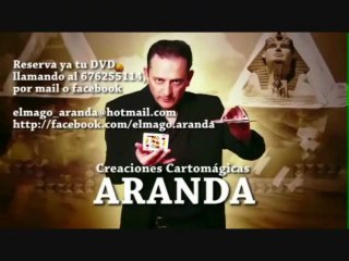 Mago Aranda DVD Creaciones Cartomagicas Aranda