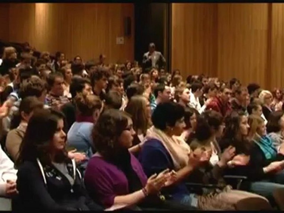 Alexandre Jollien et Bernard Campan au Collège des Creusets à Sion