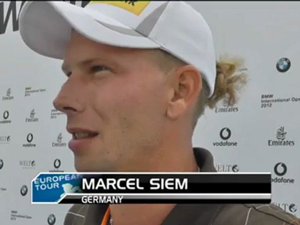 Marcel siem überzeugte am zweiten tag der bmw international open