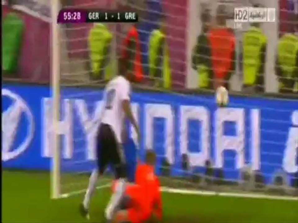 الهدف الأول لليونان أمام المانيا