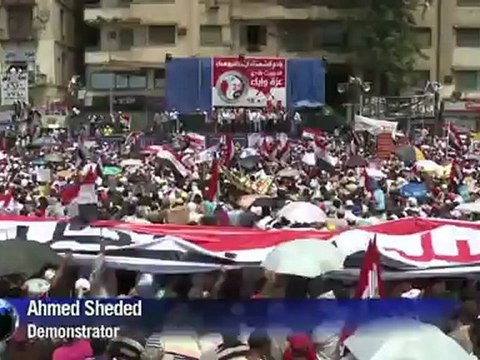 Thousands in Tahrir Square slam Egypt military 'coup'