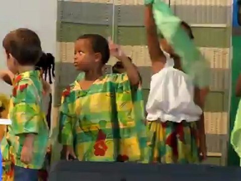 Fête de fin d'année de l'école maternelle à Gwada -