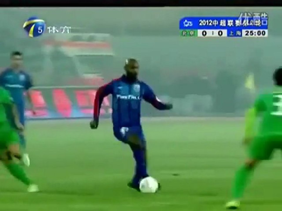 All of Anelka's Touches in Chinese Super League