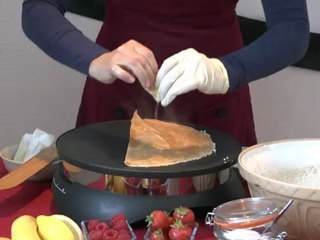 Making French Crepes