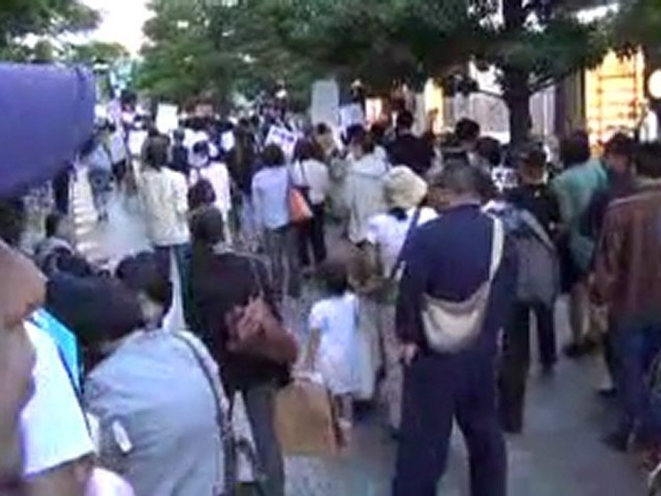 20120622 18:08～19:30 大飯原発再稼働阻止《大阪 関電本店前》IWJ_OSAKA1