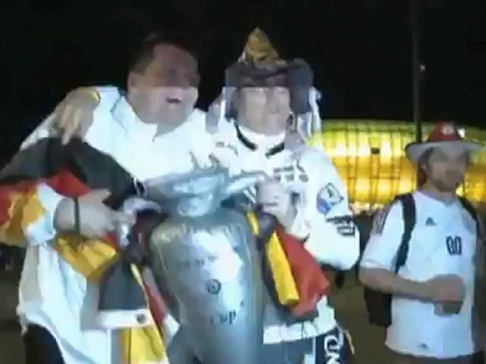 Deutsche Fans in Feierlaune