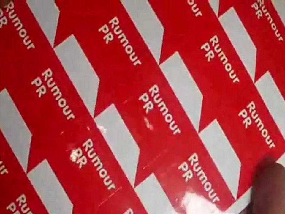 PrintingGood.com | PrintingGood.co.uk | White Vinyl Sticker with Kiss Cutting