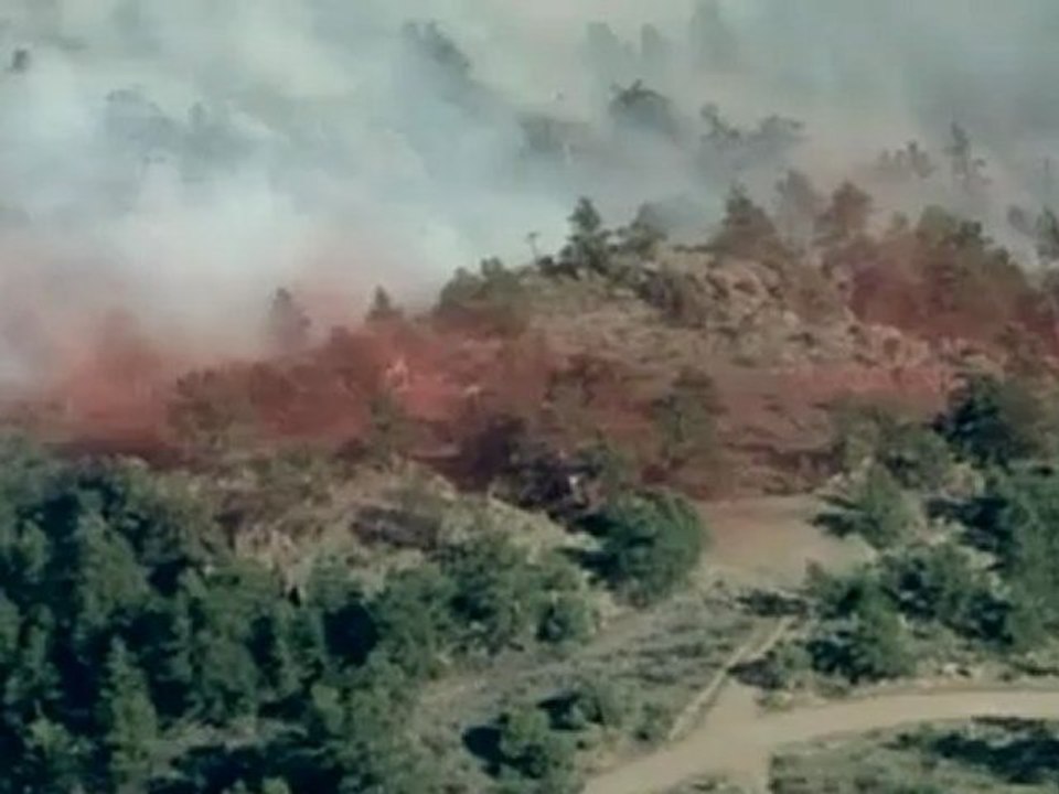 Colorado wildfire passes 100sq km mark