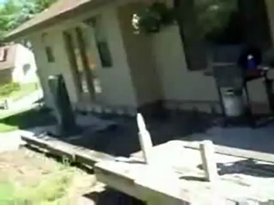 Nutshot durch Wasserflasche