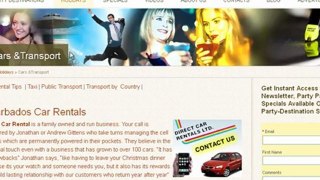 Tips on Holiday Car Rentals From Party Destinations