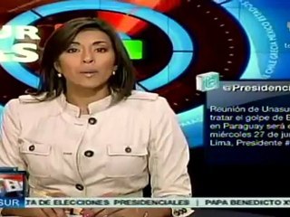 Unasur analizará golpe de Estado el miércoles