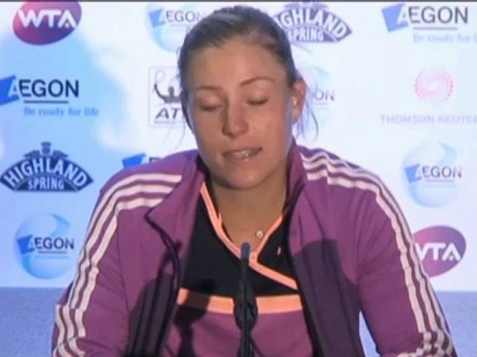 Eastbourne: Kerber: 'Trotz allem eine tolle Woche'