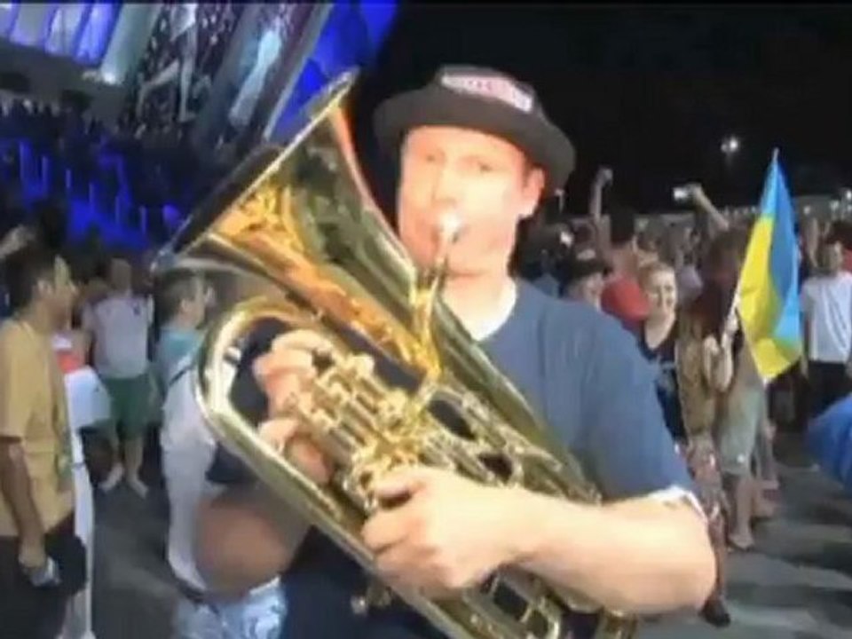 Englische Fans lieben die Ukraine