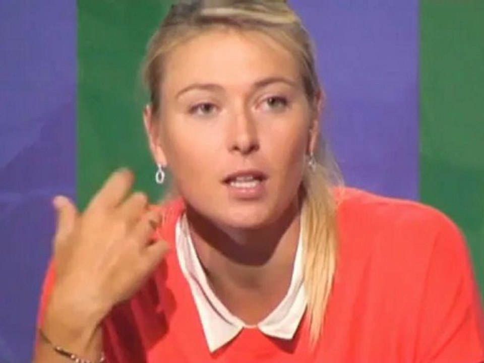 Wimbledon: Scharapowa: 'Das ist das Schöne am Tennis'