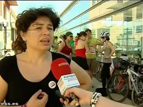 Bicicletada contra el proyecto Eurovegas