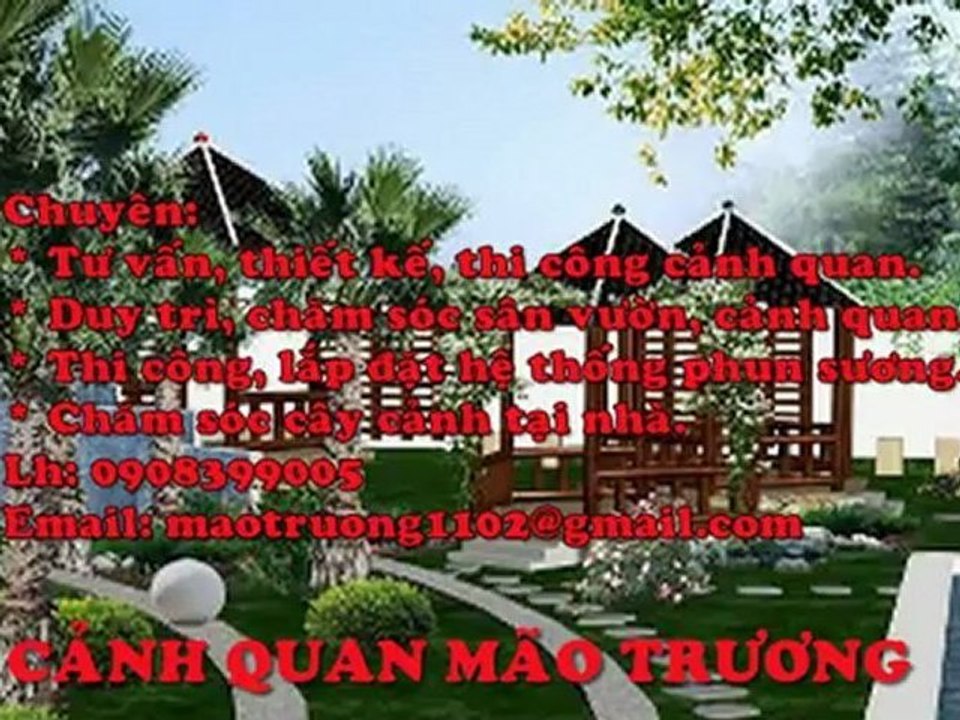 Nhan cham soc cay canh, tk san vuon, cham soc, bao duong, duy tri canh quan tai Tp HCM-0908399005