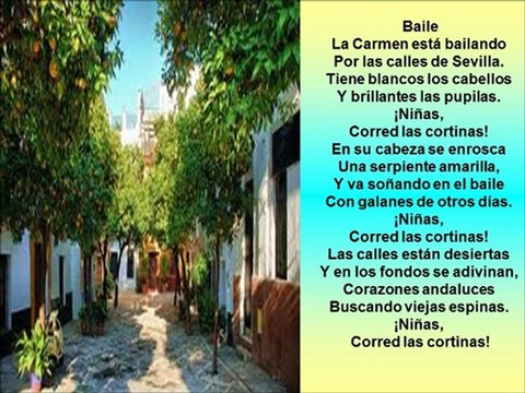 LORCA- MUSICA Y TEATRO