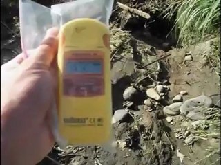 85 µSievert par heure près d'une rivière de Fukushima 23.06.2012