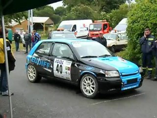 Fred Morel Départ du Rally de picardie 2012