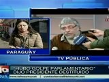 Resistencia popular se organiza en Paraguay contra golpistas