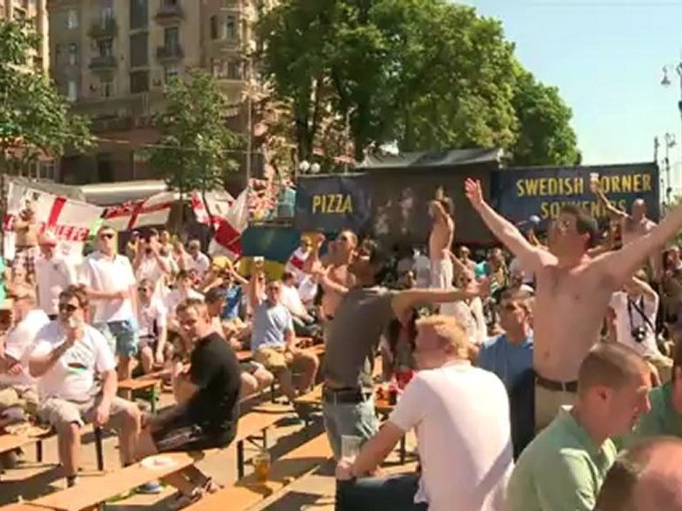 Euro: supporteurs anglais et italiens confiants avant le match