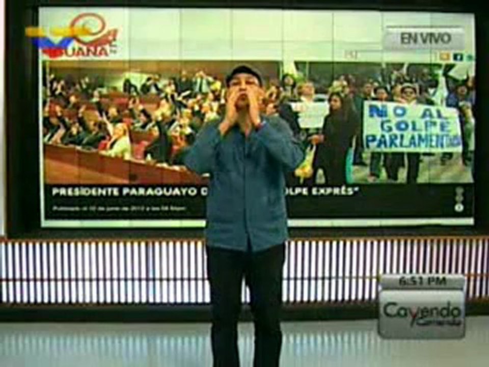 (VÍDEO) Cayendo y corriendo del día viernes, 22 de junio de 2012  1/3